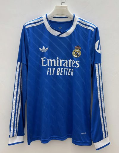 2526 RM third blue long sleeves soccer jersey